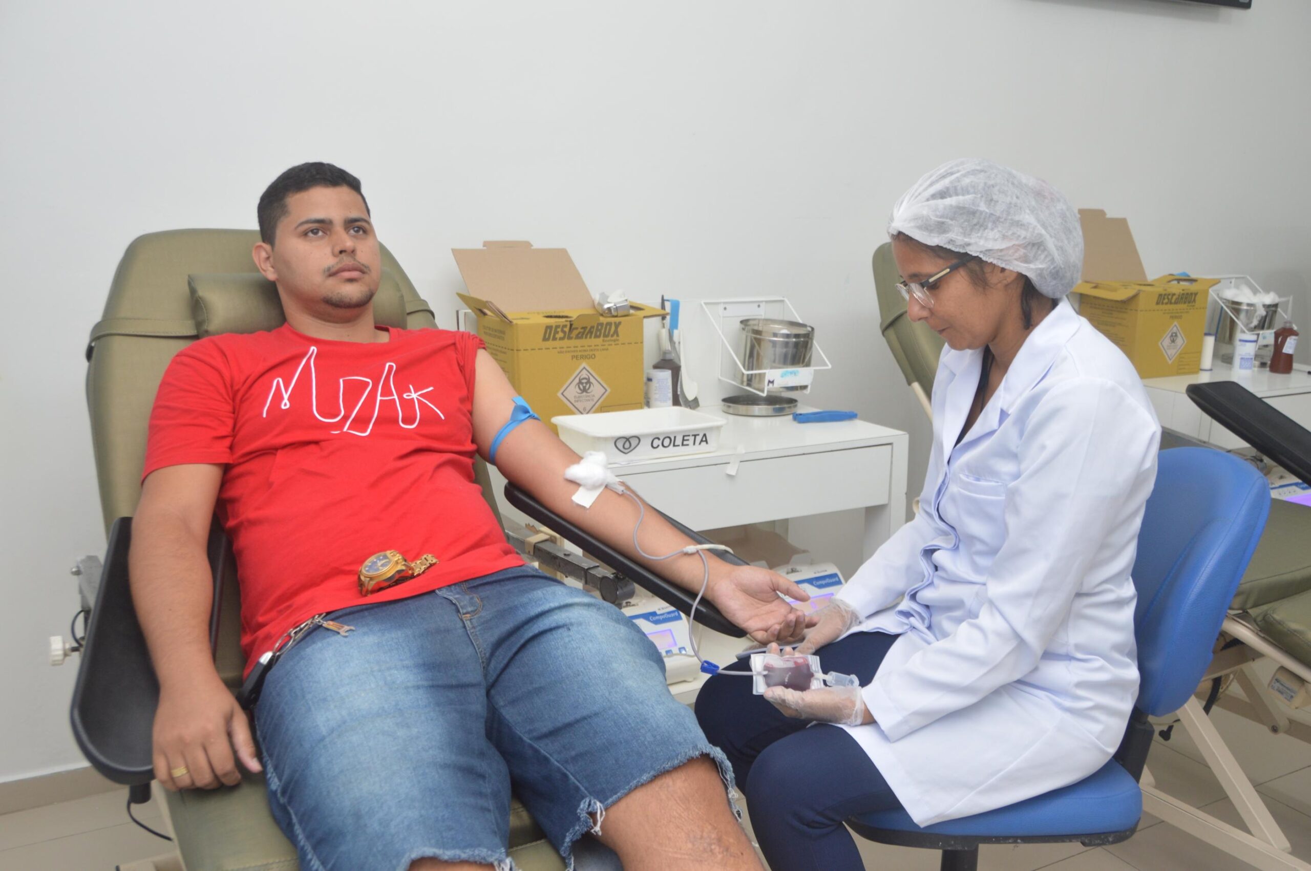 Hemoal realiza coletas externas de sangue em Arapiraca e União dos Palmares para atender a demanda no Natal