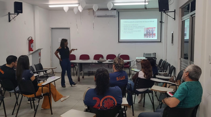 Samu Maceió realiza treinamento sobre emergências psiquiátricas no teleatendimento