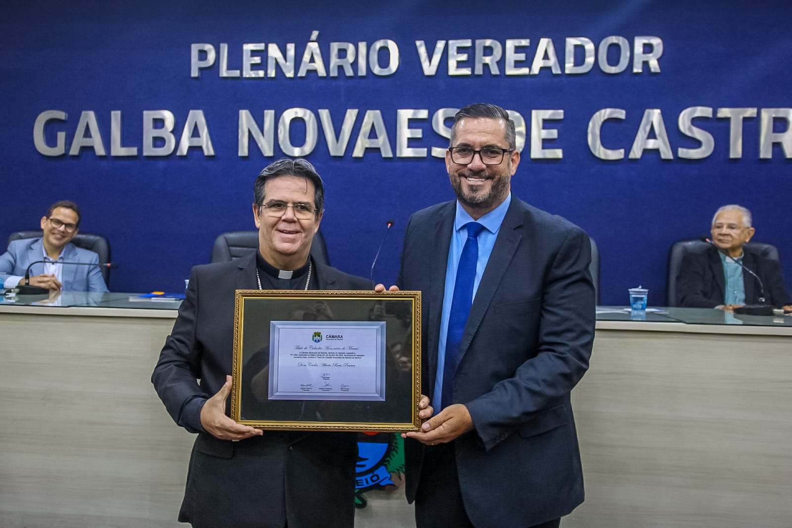 Câmara concede título de Cidadão Honorário a Dom Beto Breis, arcebispo de Maceió