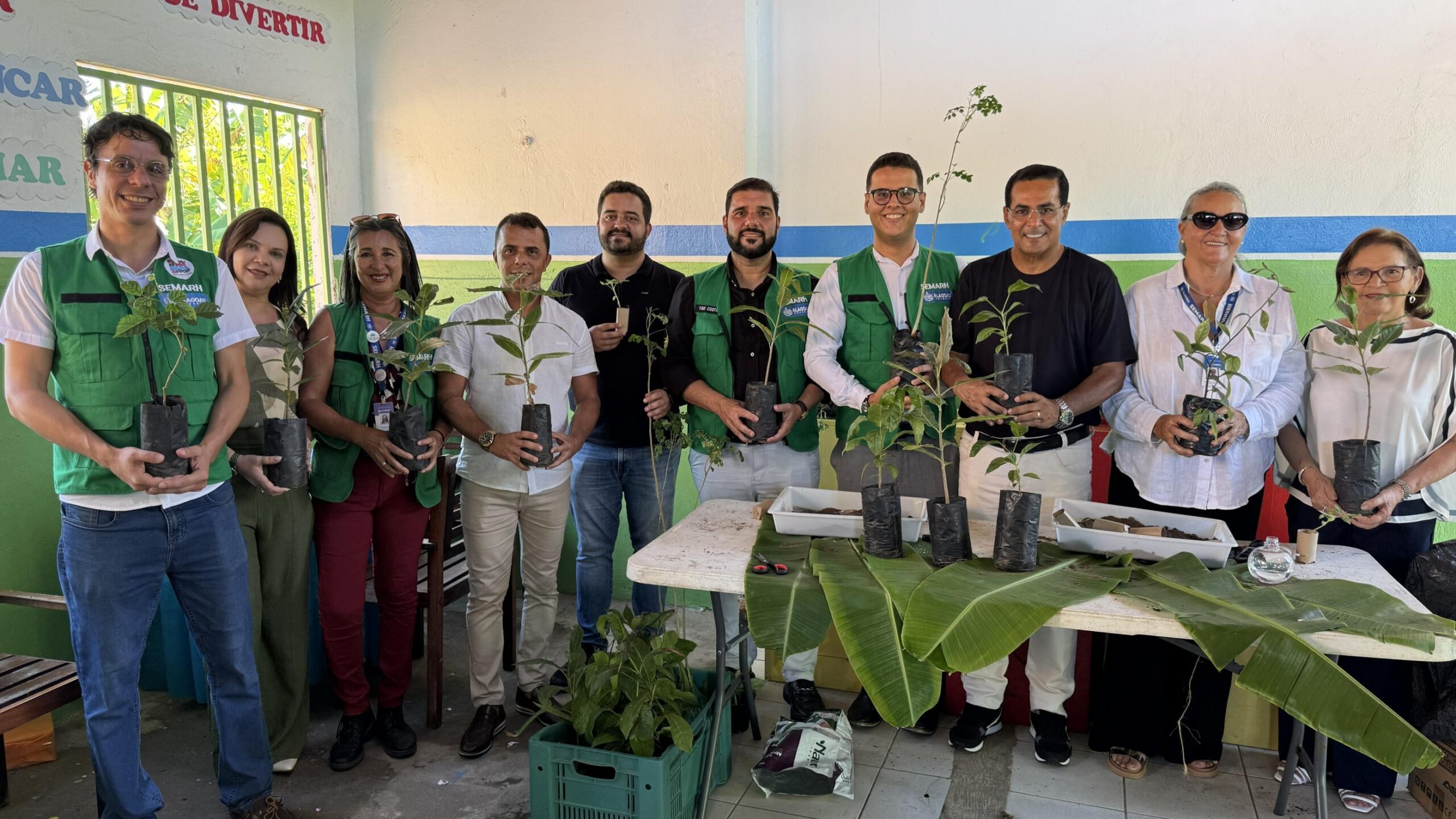 Semarh amplia rede de sustentabilidade e inaugura 79ª Horta Urbana em Alagoas