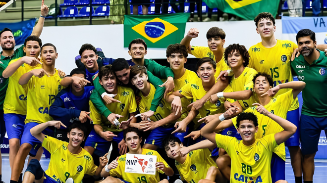 Alagoanos brilham pela Seleção no Sul-Americano de Handebol